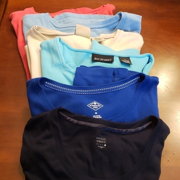 6 for $20 Short Sleeve Tees Med Work or Play - Picture 1 of 8